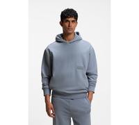 BOSS Sudadera relaxed fit en felpa de rizo de lujo - StyleSW_Hoodie, 50564113 Gris M