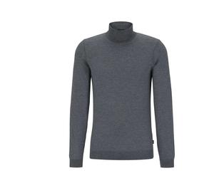 Boss - Suéter de cuello alto de lana- ajuste slim - Knitwear - Hombre - Gris - M -