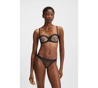 BOSS Sujetador balconette con detalles de ojales - StyleUW BALCONY EYELET, 50540427 Negro 80B