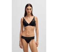 BOSS Sujetador con aros, copas acolchadas y detalles de encaje - StyleUNDERWIRE BRA WAVE L, 50535132 Negro 85D