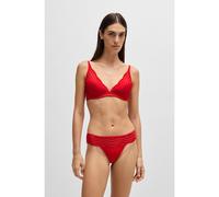 BOSS Sujetador con aros, copas acolchadas y detalles de encaje - StyleUNDERWIRE BRA WAVE L, 50535132 Rojo 70C