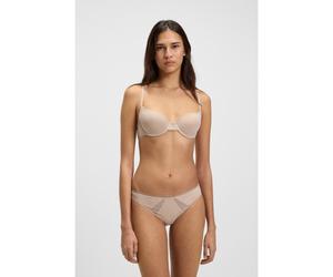 BOSS Sujetador con aros en microfibra con apliques de encaje - StyleDEMI_B.PURE, 50545336 Beige claro 70B