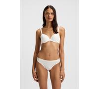 BOSS Sujetador de punto elástico con aros y tirantes con logo - StyleUNDERWIRE BRA CI, 50502738 Natural 80B