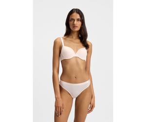 BOSS Sujetador de punto elástico con aros y tirantes con logo - StyleUNDERWIRE BRA CI, 50502738 Rosa claro 75D