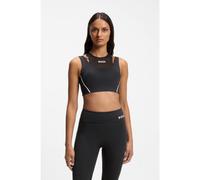 BOSS Sujetador deportivo con aplique de malla - StyleEkaden, 50572060 Negro M