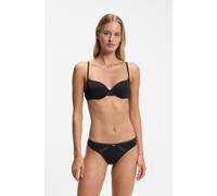 BOSS Tanga con ribete de encaje - StyleTHONG_B.PURE, 50545055 Negro XL