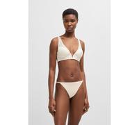 BOSS Tanga de encaje con monogramas y ribete de logo - StyleSTRING B LACE, 50520383 Blanco M