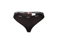 BOSS Tanga de tiro bajo en punto elástico con cinturilla logotipada - StyleTHONG CI, 50502752 Negro XS