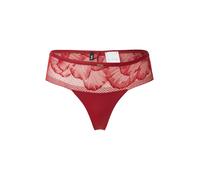 BOSS Tanga de microfibra con encaje de peonía - StyleTHONG_ PEONY LACE, 50545044 Rojo oscuro S