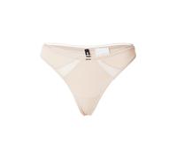 BOSS Tanga de microfibra con apliques de encaje - StyleTHONG_B.PURE, 50545055 Beige claro S