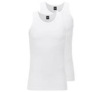 BOSS Tank Top 2P Co/El Camiseta Deportiva de Tirantes, White 100, M (Pack de 2) para Hombre