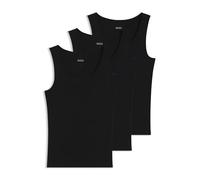 BOSS TankTop3P RibClassic Chaleco para Hombre, Black 001, M