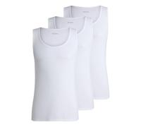 BOSS TankTop3P RibClassic Chaleco para Hombre, White 100, L