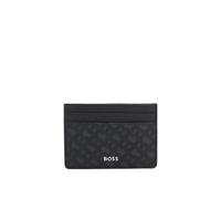 BOSS Tarjetero con monograma y logotipo metalizado en relieve - StyleZair_MN_S card, 50552845 Negro pcs.
