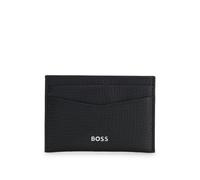 BOSS Tarjetero de piel granulada con letras de logo pulidas - StyleDerwil_Cardcase, 50573515 Negro pcs.