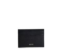 BOSS Tarjetero de piel granulada con logo metálico - StyleNew Crosstown_Cardc., 50529515 Negro pcs.