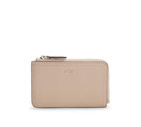 BOSS Tarjetero en piel granulada con letras de logo - StyleLenah Zip Cardholder, 50563424 Beige claro pcs.