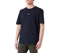BOSS Camiseta relaxed fit de algodón elástico con logo estampado - StyleTChup, 50473278 Azul oscuro XL