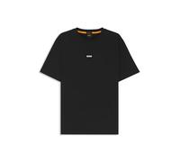 Hugo Boss Camiseta Tchup algodón elástico con logo en contraste Negro M para hombre