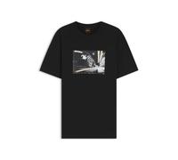 BOSS Camiseta regular fit en punto de algodón ligero - StyleTe_Motors, 50566627 Negro XXXL