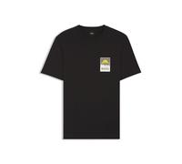 BOSS Camiseta 'Te_Plain' amarillo claro / gris claro / negro XXL amarillo claro / gris claro / negro