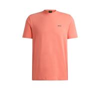 BOSS Camiseta regular fit de algodón elástico con logo en contraste - StyleTee, 50506373 Coral M