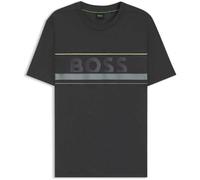 BOSS tee Iconic Zone Camiseta, 027Dark Grey, XL Hombres