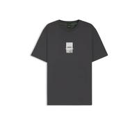 Boss tee Photoprint Camiseta, 027Dark Grey, L Hombres