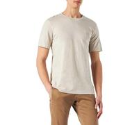 BOSS Camiseta regular fit de algodón flameado con detalle de logo - StyleTegood, 50508243 Beige claro S