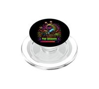 Boss The Invader - Diseño Retro Pixel Art Gaming PopSockets PopGrip para MagSafe