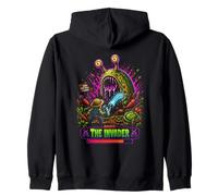 Boss The Invader - Diseño Retro Pixel Art Gaming Sudadera con Capucha