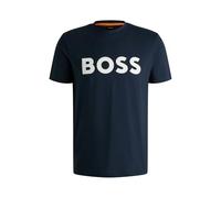BOSS Camiseta 'Thinking 1' azul oscuro / blanco, Talla S