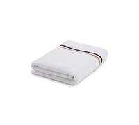 BOSS Toalla de baño de algodón con borde con raya de la marca - StyleBLINEA Celadon Bath towel 070, BTOW-BLINEA Blanco ONESI