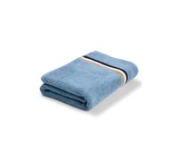 BOSS Toalla de baño de algodón con borde con raya de la marca - StyleBLINEA Celadon Bath towel 070, BTOW-BLINEA Celeste ONESI