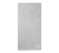 BOSS Toalla de baño de algodón con logo bordado en contraste - StyleEDGE Blush Bath towel 070, BTOW-EDGE Plata ONESI