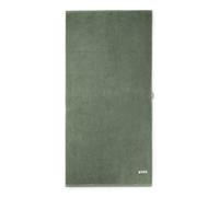 BOSS Toalla de baño de algodón con logo bordado en contraste - StyleEDGE Mineral Bath towel 070, BTOW-EDGE Verde ONESI