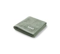 BOSS Toalla de mano de algodón con logo bordado en contraste - StyleEDGE Galaxy Handtowel 050, HTOW-EDGE Verde ONESI