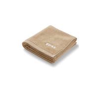 BOSS Toalla de mano de algodón con logo bordado en contraste - StyleEDGE Galaxy Handtowel 050, HTOW-EDGE Beige ONESI