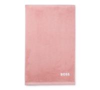 BOSS Toalla para invitados de algodón con logo bordado en contraste - StyleEDGE Mineral Guest towel 040, GUEST-EDGE Rosa claro ONESI