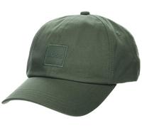 Boss Tonal Square Logo Cotton Twill Hat Gorra de béisbol, Verde rúcula, Talla única Hombres