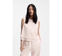 BOSS Top a capas con espalda abierta - StyleBliny, 50558467 Rosa claro 38