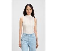 BOSS Top de cuello inglés con estampado con textura - StyleC_Iveylor, 50543556 Natural L