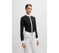 BOSS Top de exhibición para equitación con multielástico - StyleEMMA SHOW BLOUSE, B5W0401 Negro S
