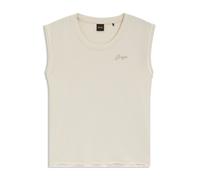 BOSS Top de punto de algodón con logo de cristal - StyleC_Elai, 50545521 Natural S