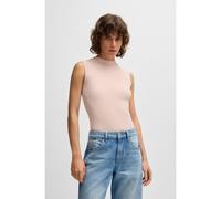 BOSS Top de punto de canalé con cuello caja - StyleFeskies, 50473237 Rosa claro XXL