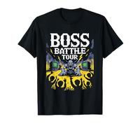 Boss Tour Monster Arena Enfrentamiento Pixel Retro Gamer Camiseta
