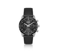 BOSS Tourmaster Reloj con esfera y correa de piel negras - StyleTOURMASTER, 58564960 Negro pcs.