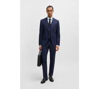 BOSS Traje con chaleco regular fit de lana con elástico - StyleH-Jeckson-3Pcs-241, 50540768 Azul oscuro 56