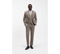 BOSS Traje con chaleco regular fit en sarga de lana virgen - StyleH-Jeckson-3Pcs-263, 50571960 Marrón claro 106
