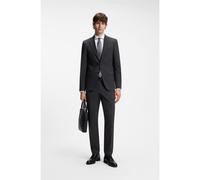 BOSS Traje de dos piezas en mezcla de lana elástica jaspeada - StyleH-Harvey-2Pcs-263CNF, 50576192 Gris oscuro 54